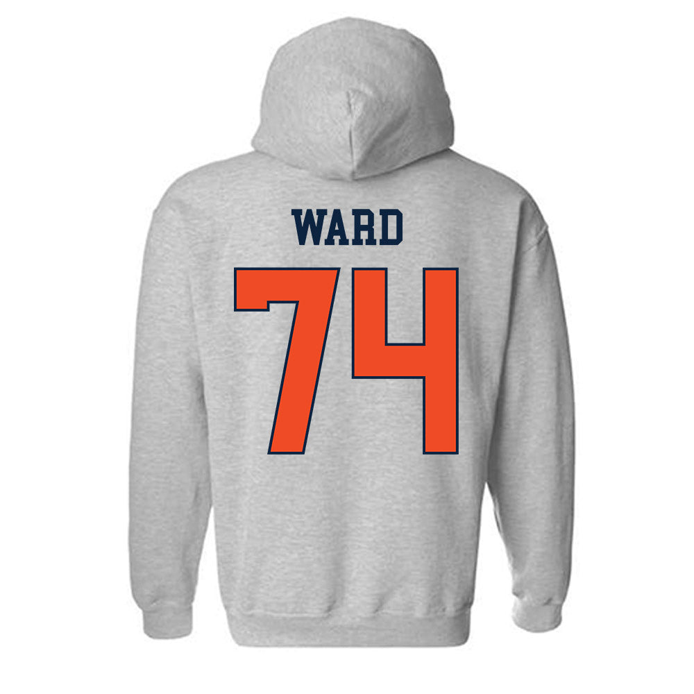 Auburn - NCAA Football : Jacobe Ward - Generic Shersey Hooded Sweatshirt-1