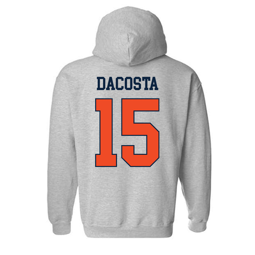 Auburn - NCAA Women's Volleyball : Alexis Dacosta - Generic Shersey Hooded Sweatshirt-1
