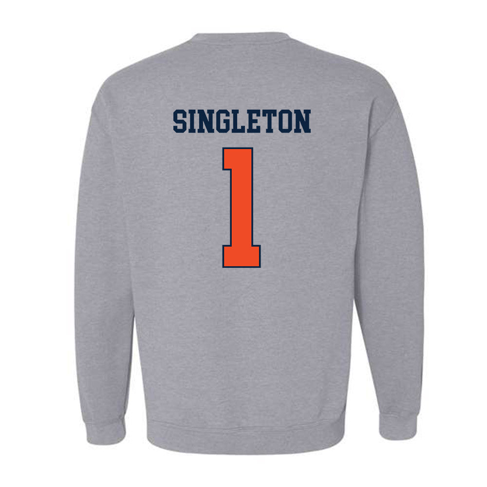 Auburn - NCAA Football : Eric Singleton - Generic Shersey Crewneck Sweatshirt-1