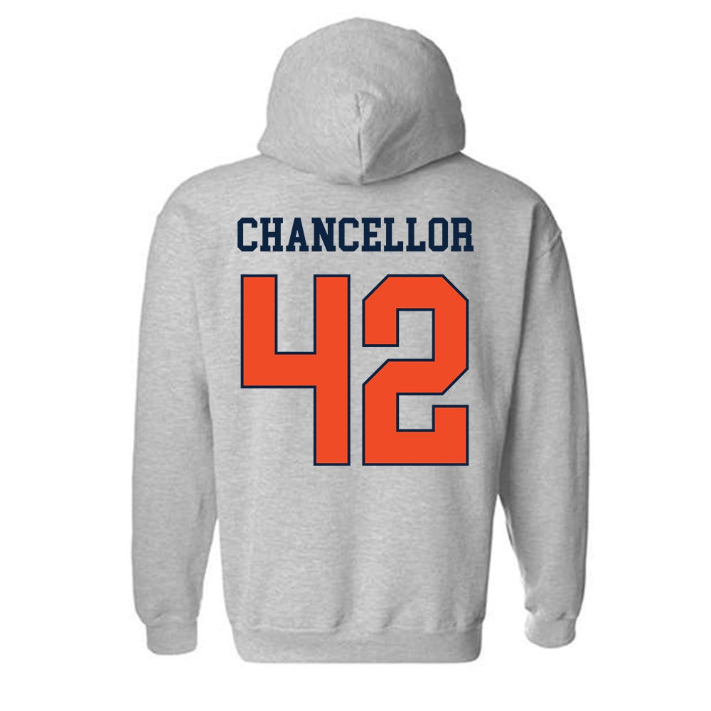 Auburn - NCAA Baseball : Abe Chancellor - Generic Shersey Hooded Sweatshirt-1