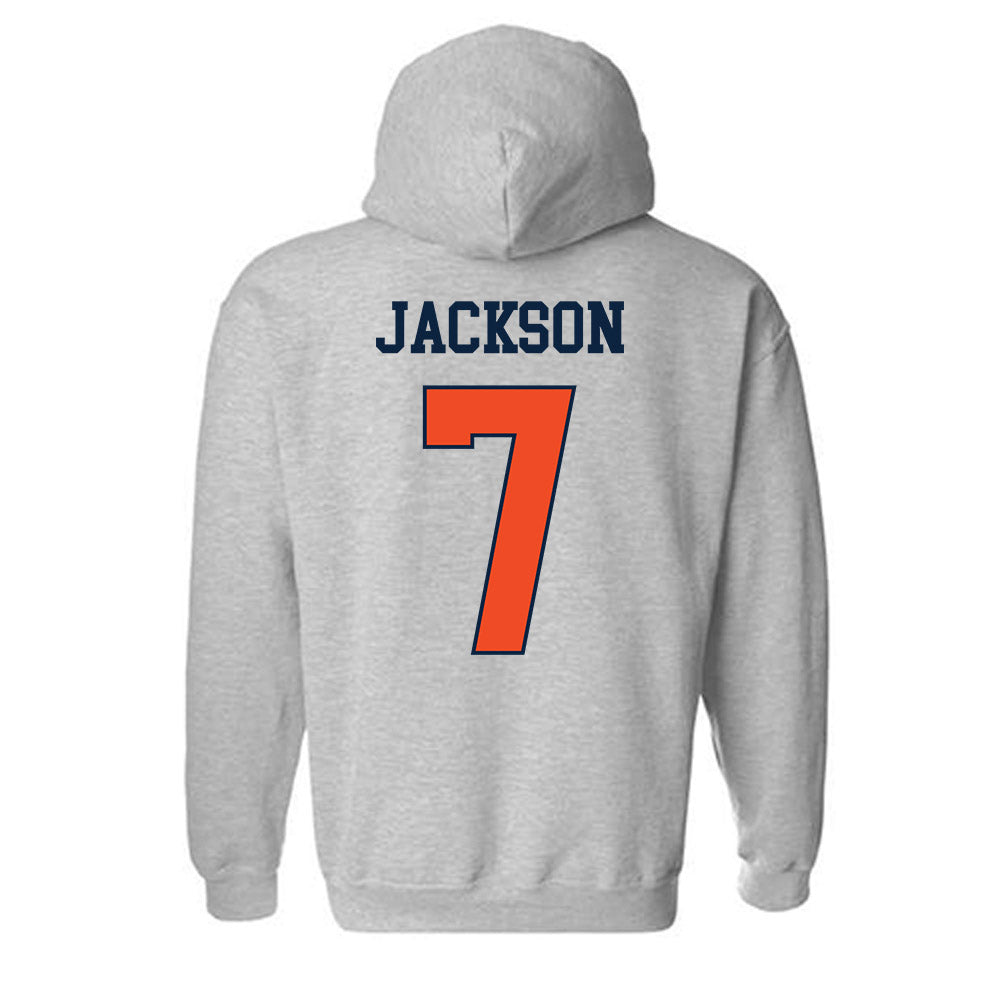 Auburn - NCAA Women's Basketball : A'riel Jackson - Generic Shersey Hooded Sweatshirt-1