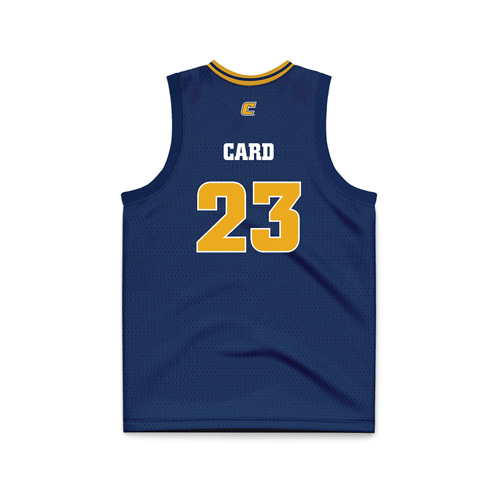 UTC - NCAA Women's Basketball : Ava Card - Navy Basketball Jersey
