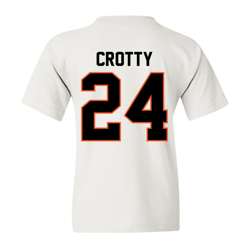 Oklahoma State - NCAA Men's Basketball : Ryan Crotty - Classic Shersey Youth T-Shirt-1