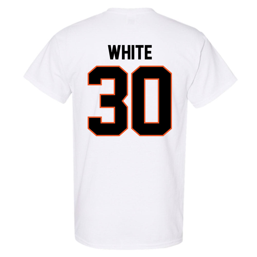 Oklahoma State - NCAA Football : Trip White - Classic Shersey T-Shirt-1