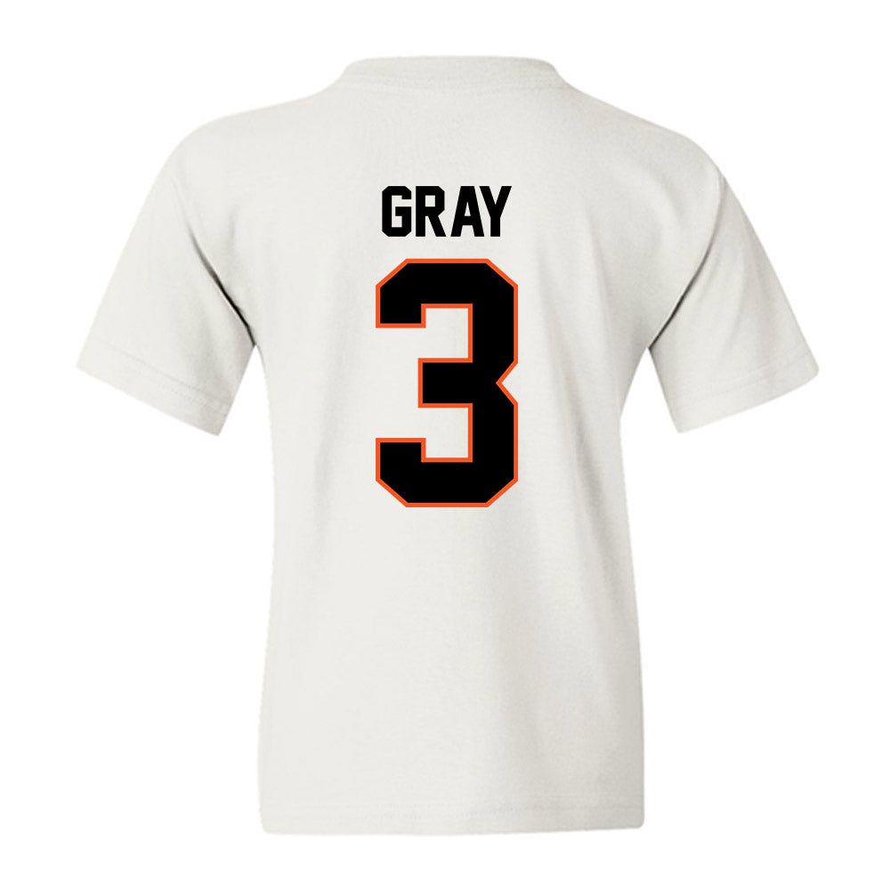 Oklahoma State - NCAA Women's Basketball : Micah Gray - Classic Shersey Youth T-Shirt-1