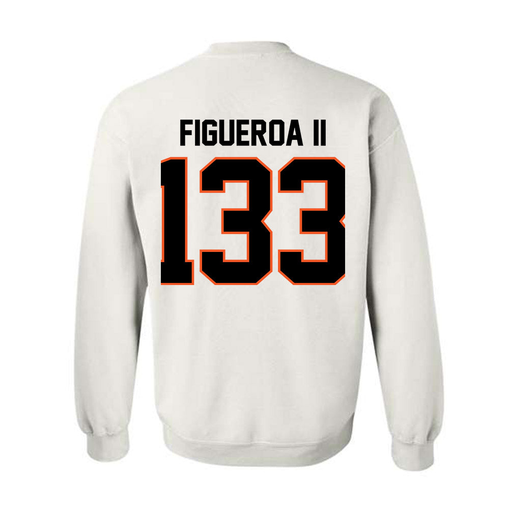 Oklahoma State - NCAA Wrestling : Richard Figueroa II - Classic Shersey Crewneck Sweatshirt-1