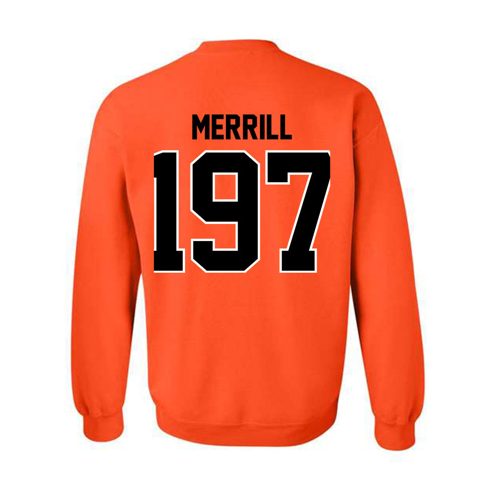 Oklahoma State - NCAA Wrestling : Cody Merrill - Classic Shersey Crewneck Sweatshirt-1