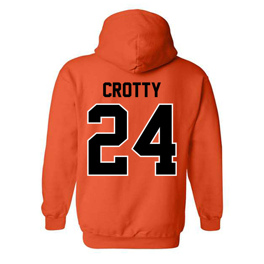 Oklahoma State - NCAA Men's Basketball : Ryan Crotty - Classic Shersey Hooded Sweatshirt-1