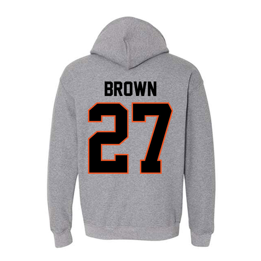 Oklahoma State - NCAA Baseball : Matthew Brown - Classic Shersey Hooded Sweatshirt-1