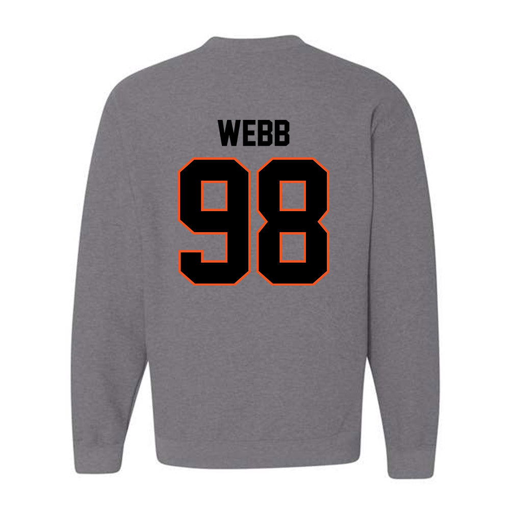 Oklahoma State - NCAA Football : Luke Webb - Classic Shersey Crewneck Sweatshirt-1