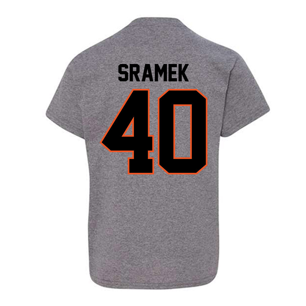 Oklahoma State - NCAA Baseball : Caden Sramek - Classic Shersey Youth T-Shirt-1