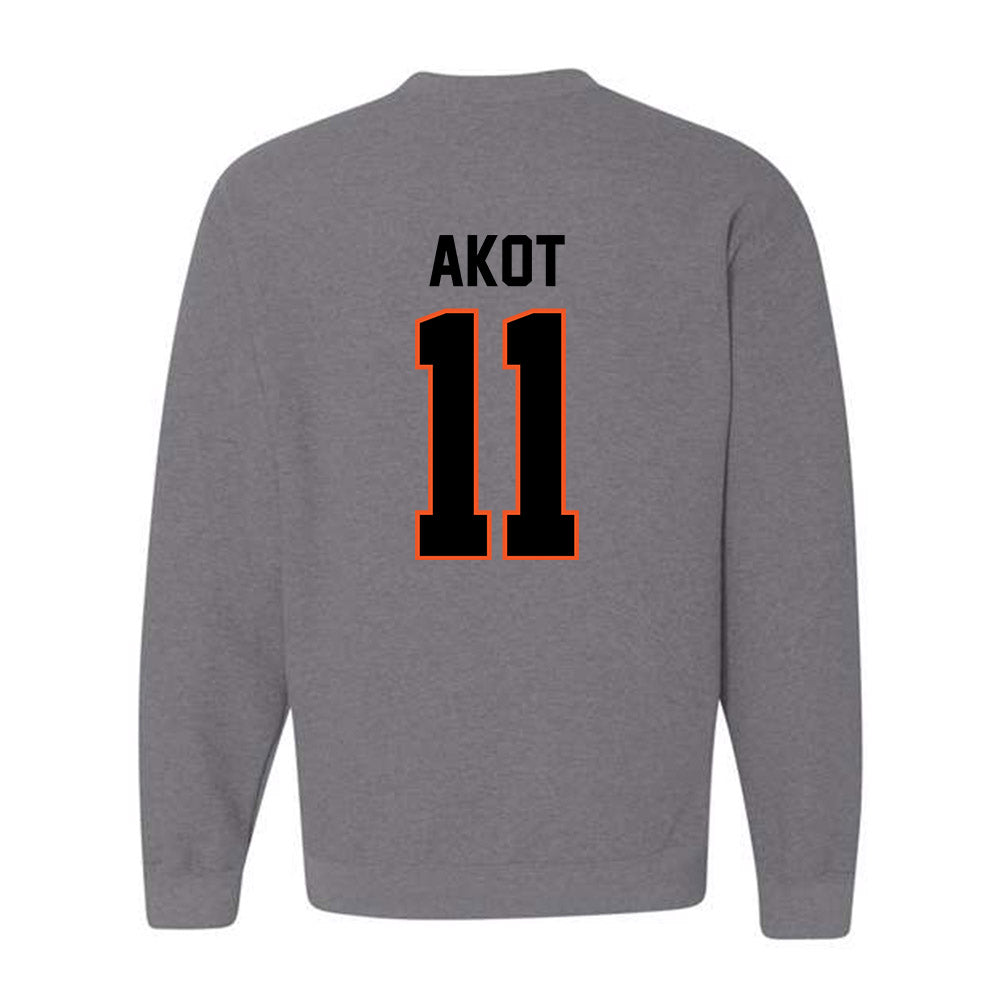 Oklahoma State - NCAA Women's Basketball : Achol Akot - Classic Shersey Crewneck Sweatshirt-1