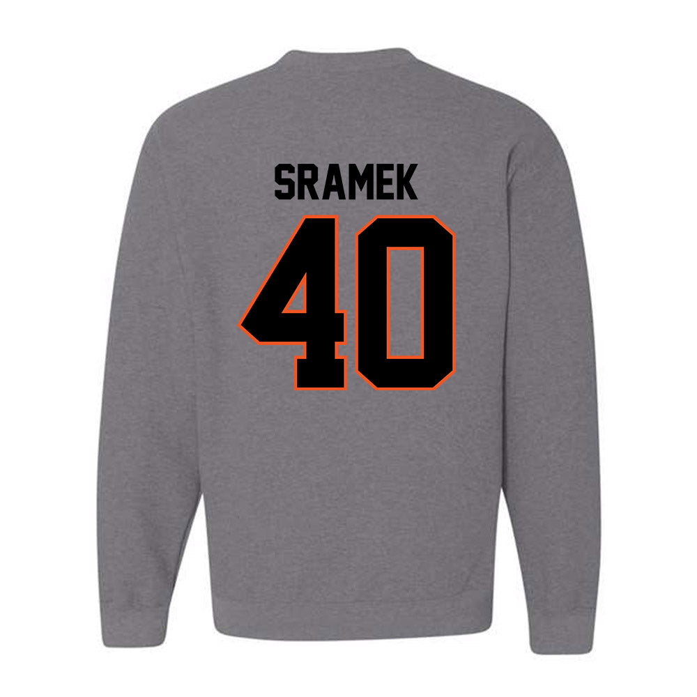 Oklahoma State - NCAA Baseball : Caden Sramek - Classic Shersey Crewneck Sweatshirt-1