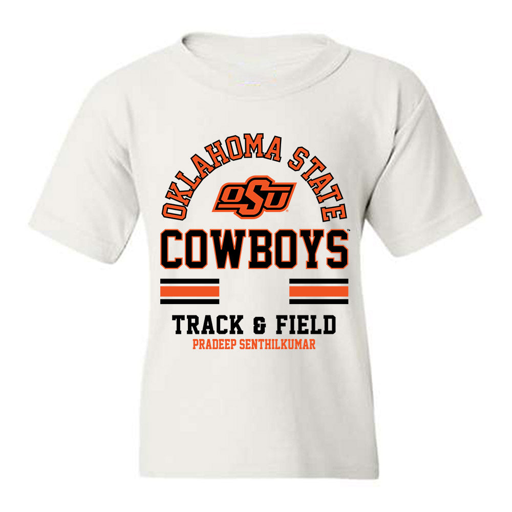 Oklahoma State - NCAA Men's Track & Field : Pradeep SenthilKumar - Classic Fashion Shersey Youth T-Shirt-0