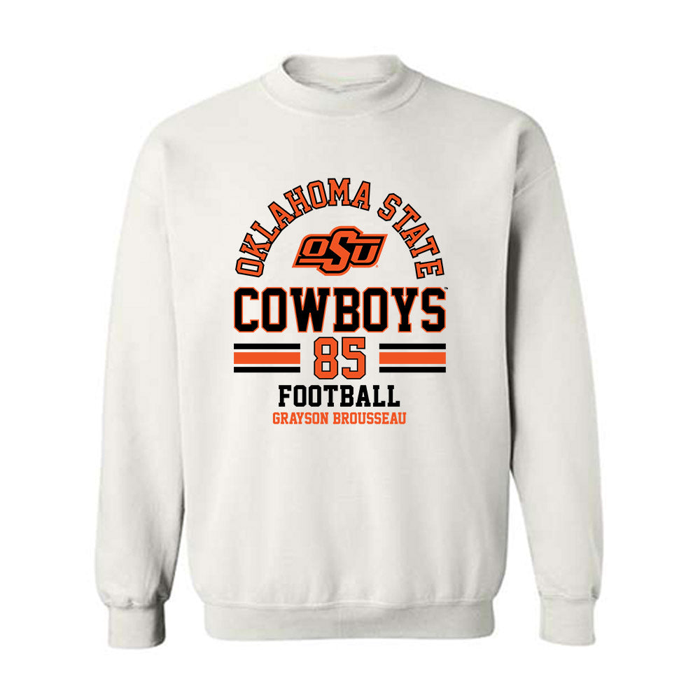 Oklahoma State - NCAA Football : Grayson Brousseau - Classic Fashion Shersey Crewneck Sweatshirt-0