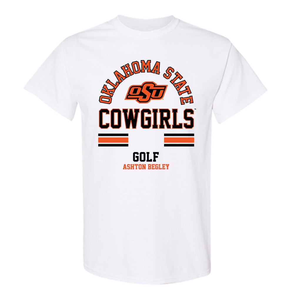 Oklahoma State - NCAA Women's Golf : Ashton Begley - Classic Fashion Shersey T-Shirt-0