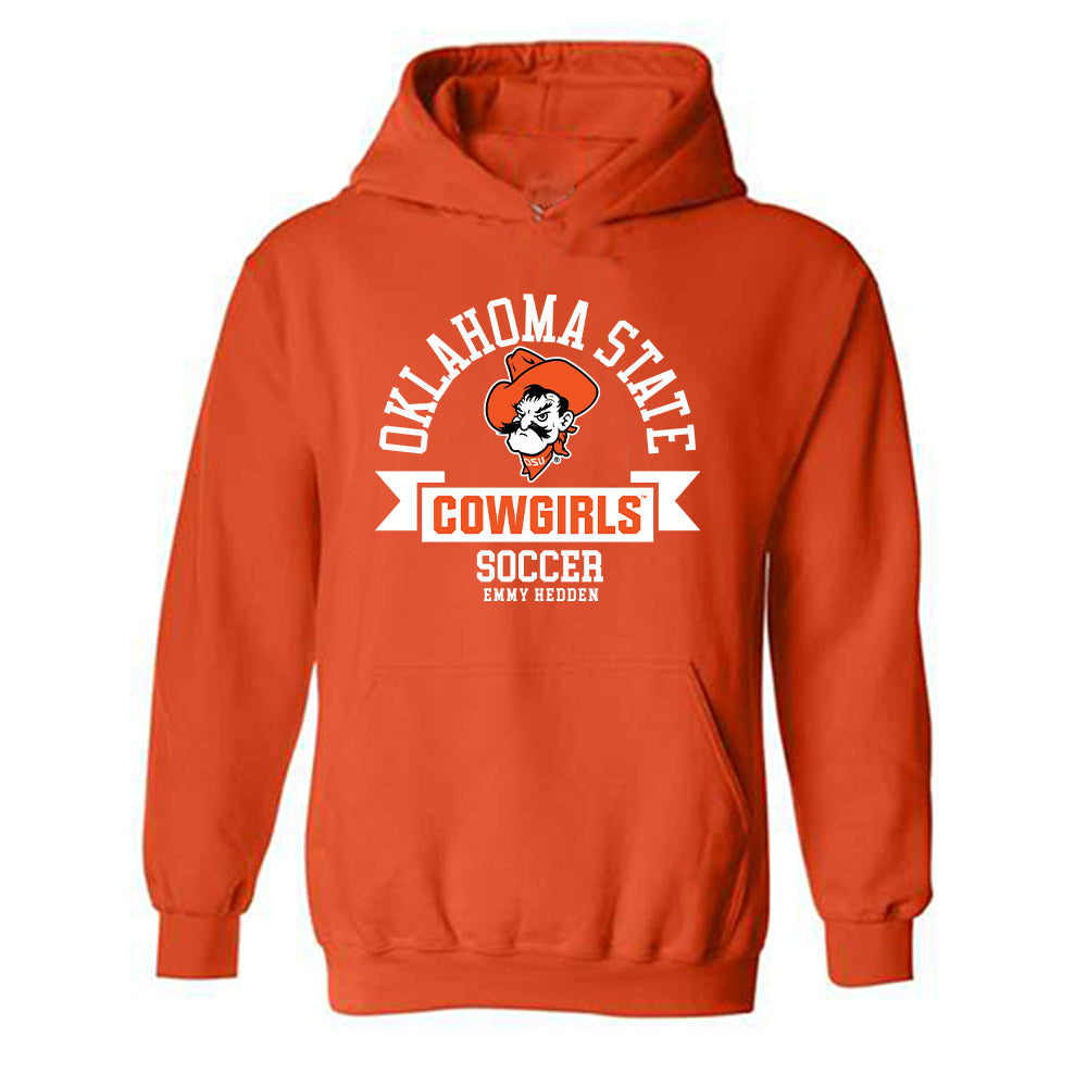 Oklahoma State - NCAA Women's Soccer : Emmy Hedden - Classic Fashion Shersey Hooded Sweatshirt-0