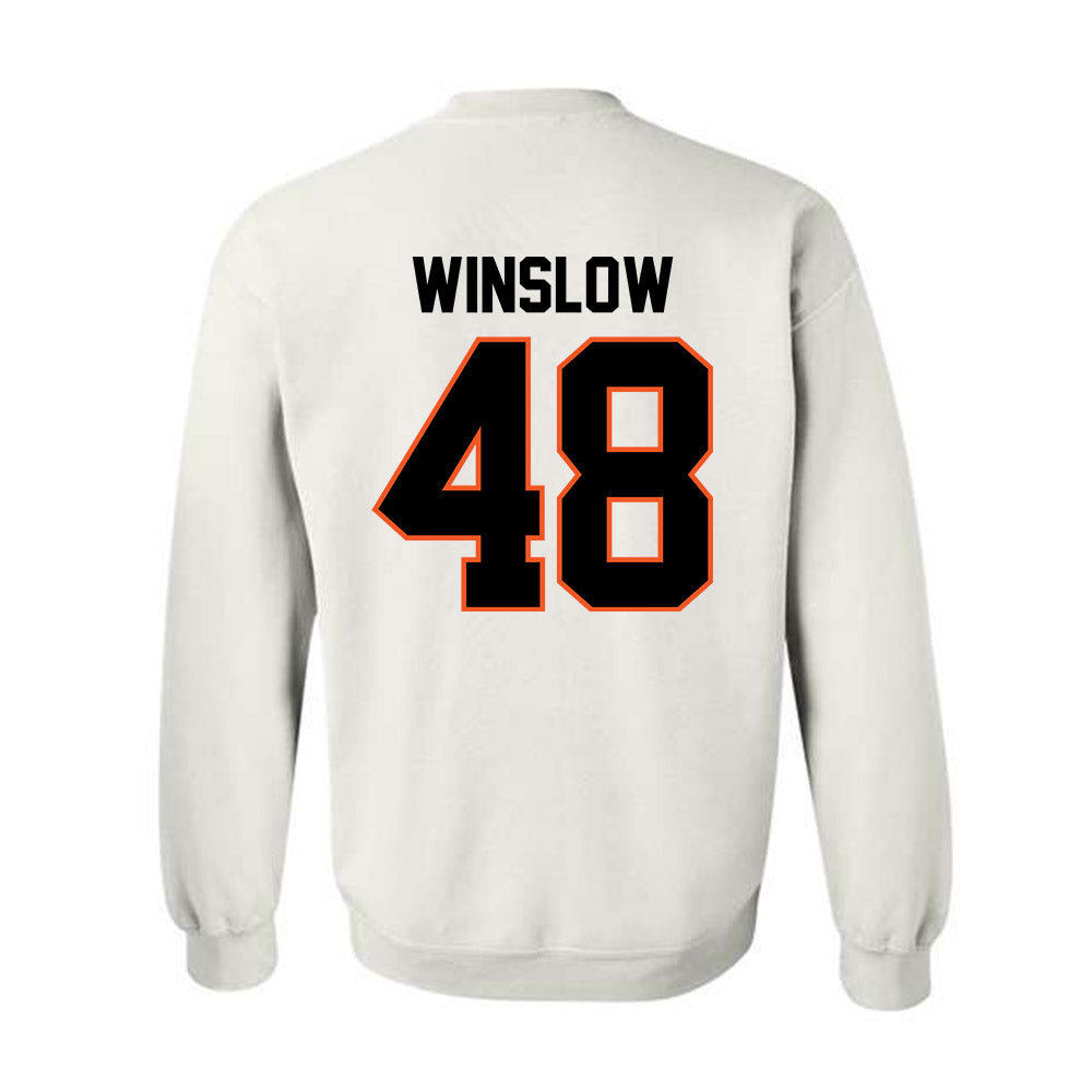 Oklahoma State - NCAA Baseball : Drew Winslow - Sports Shersey Crewneck Sweatshirt-1