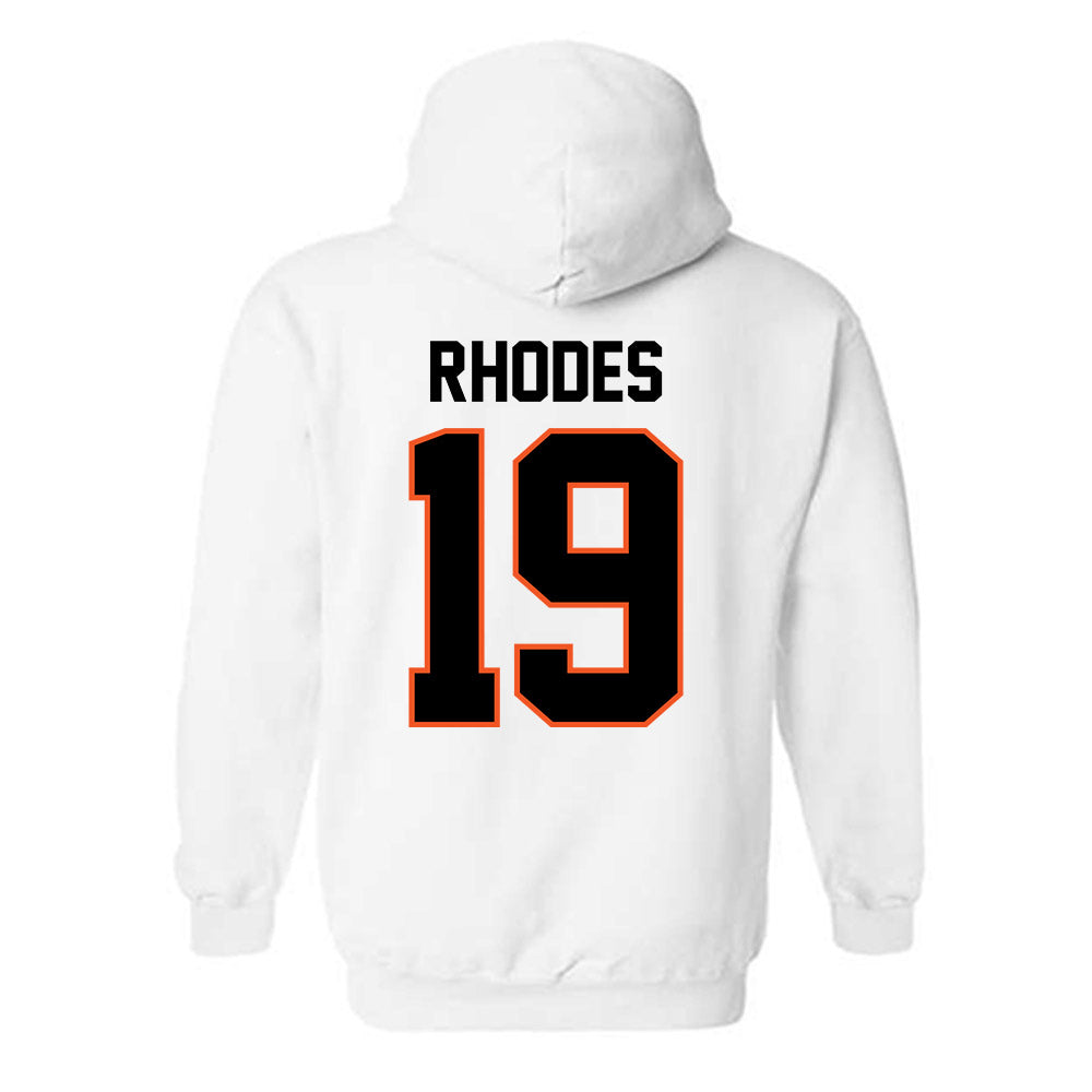Oklahoma State - NCAA Baseball : Stormy Rhodes - Sports Shersey Hooded Sweatshirt-1