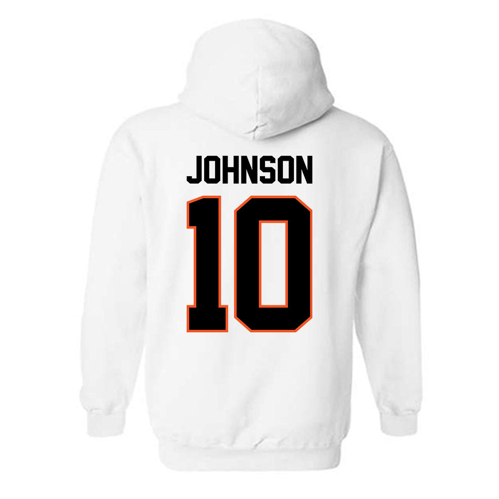 Oklahoma State - NCAA Softball : Keeley Johnson - Sports Shersey Hooded Sweatshirt