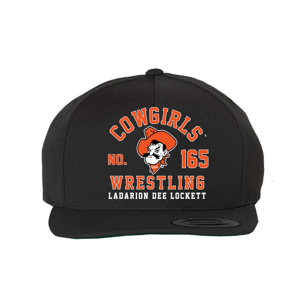 Oklahoma State - NCAA Wrestling : LaDarion Dee Lockett - Snapback Hat-0