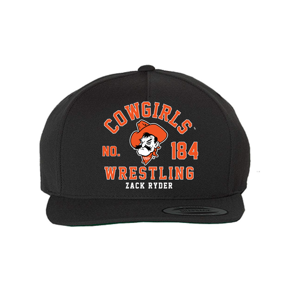 Oklahoma State - NCAA Wrestling : Zack Ryder - Snapback Hat-0