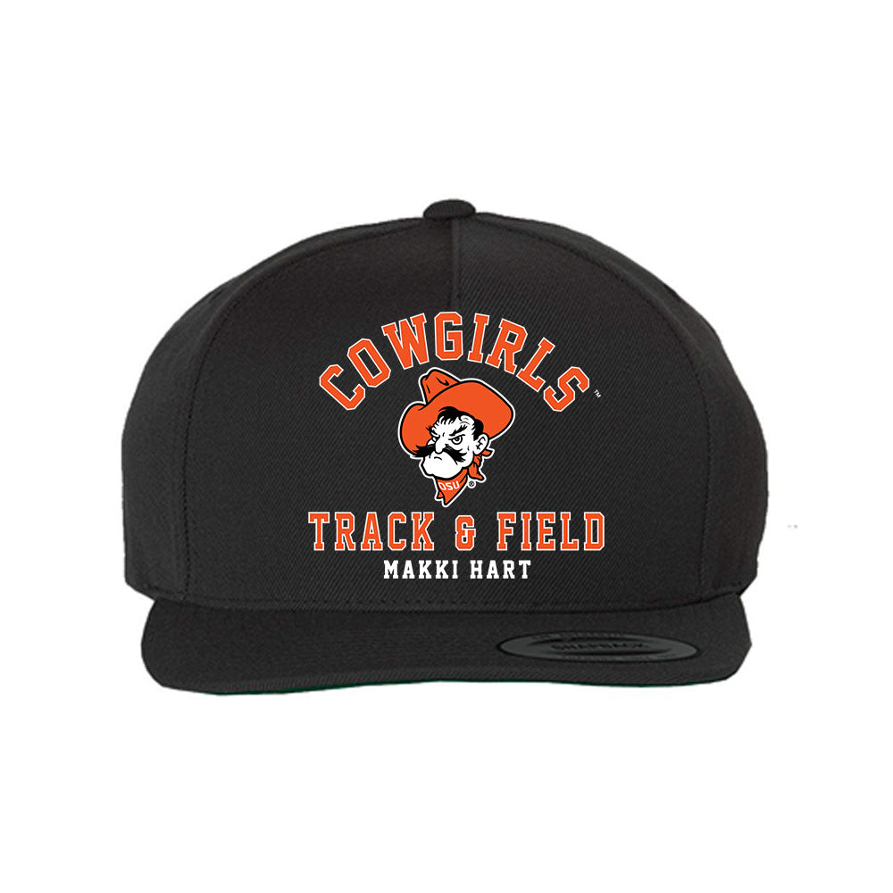 Oklahoma State - NCAA Women's Track & Field : Makki Hart - Snapback Hat-0