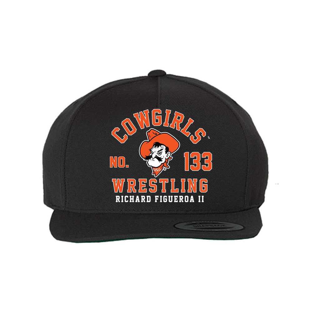 Oklahoma State - NCAA Wrestling : Richard Figueroa II - Snapback Hat-0