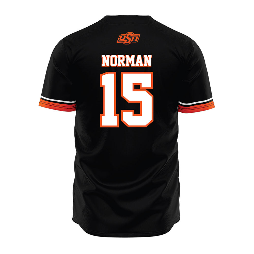 Oklahoma State - NCAA Baseball : Sebastian Norman - Jersey-1