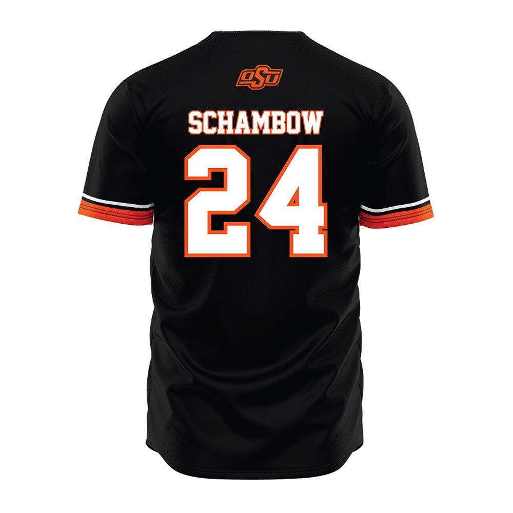 Oklahoma State - NCAA Baseball : Quinn Schambow - Jersey-1