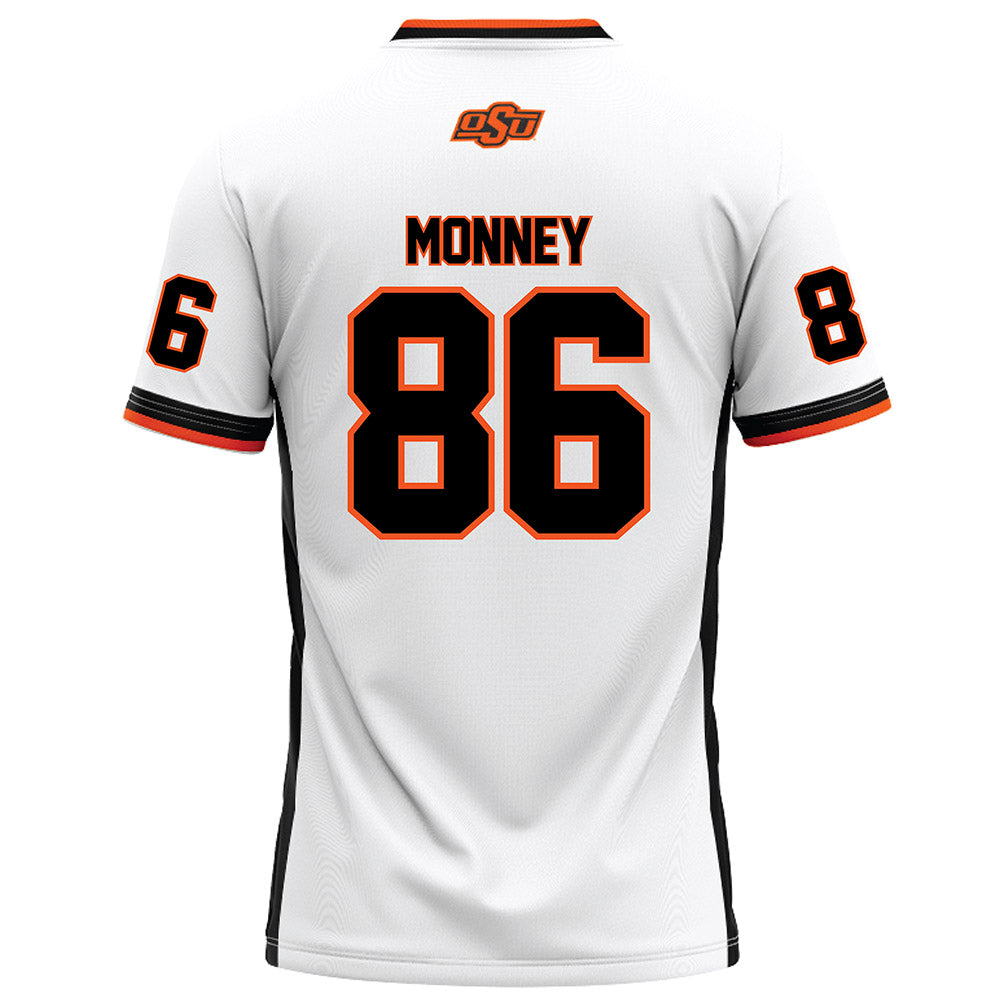 Oklahoma State - NCAA Football : Will Monney - White Football Jersey-1