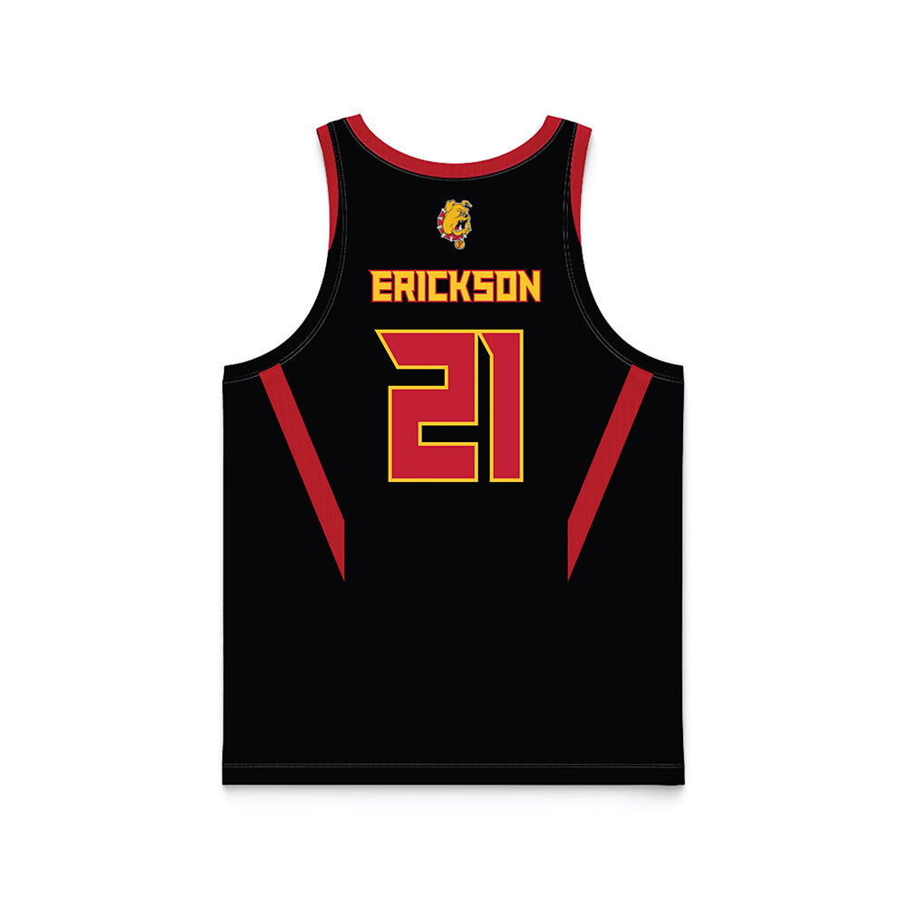Ferris State - NCAA Men's Basketball : Ethan Erickson - Basketball Jersey