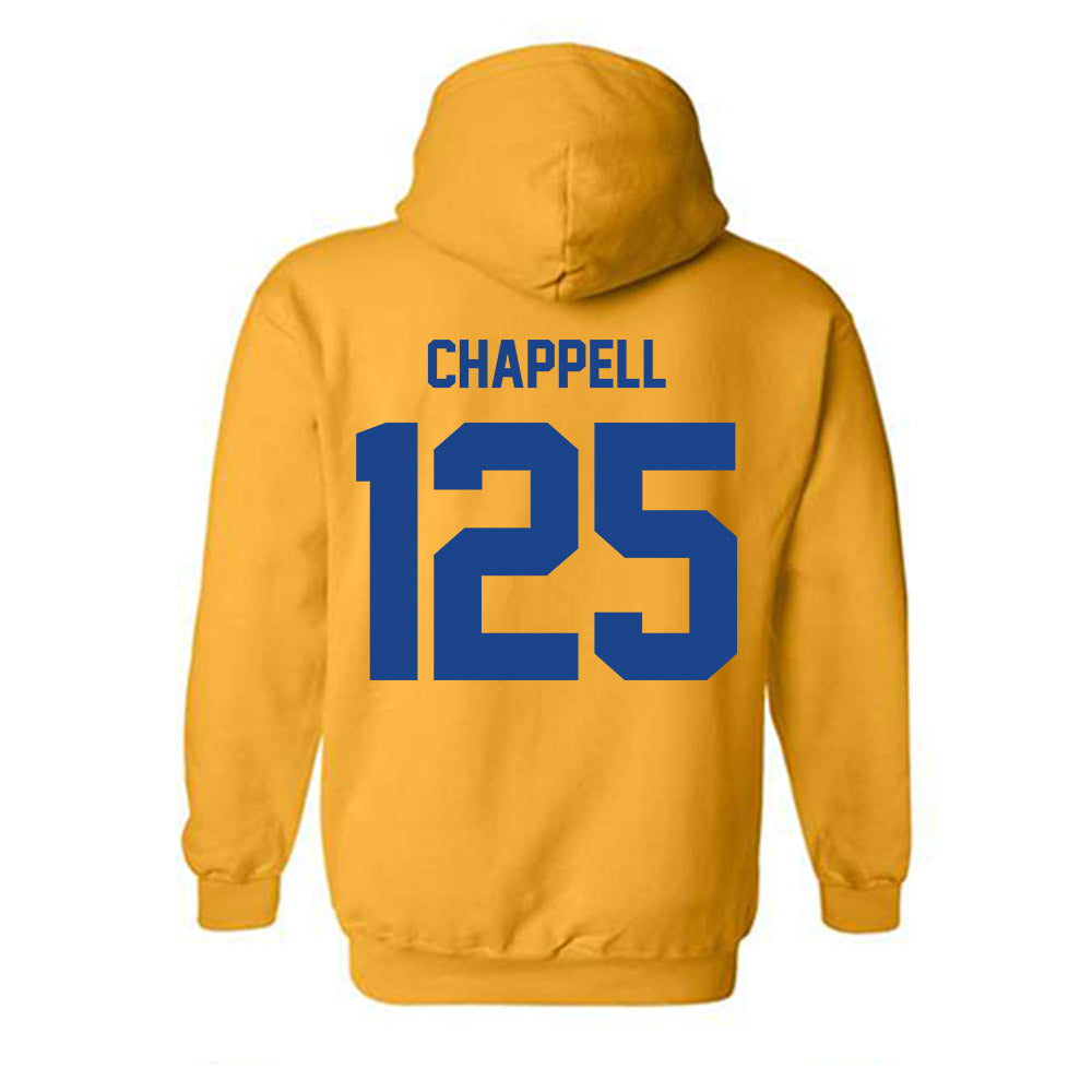 Pittsburgh - NCAA Wrestling : Tyler Chappell - Classic Shersey Hooded Sweatshirt-1