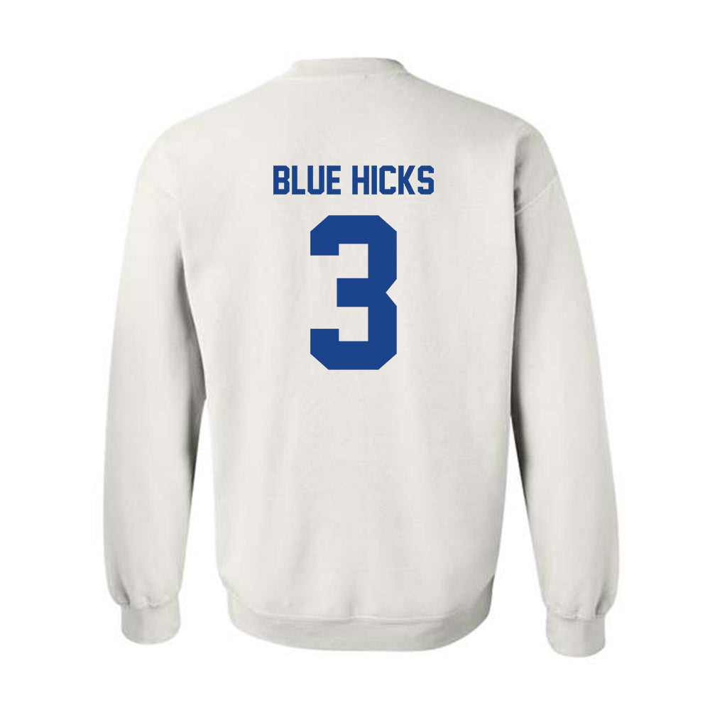 Pittsburgh - NCAA Football : Cataurus "Blue" Hicks - Classic Fashion Shersey Crewneck Sweatshirt-1