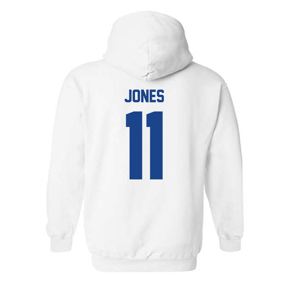 Pittsburgh - NCAA Women's Basketball : Angel Jones - Classic Fashion Shersey Hooded Sweatshirt-1