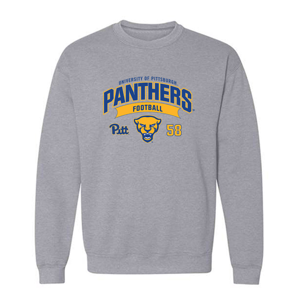 Pittsburgh - NCAA Football : mason lindsay - Classic Fashion Shersey Crewneck Sweatshirt-0