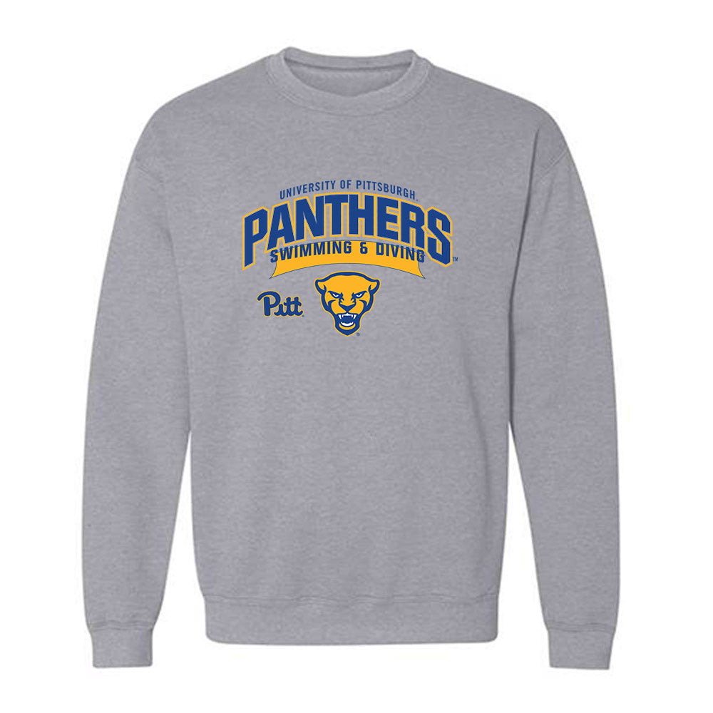 Pittsburgh - NCAA Men's Swimming & Diving : Alex Bauer - Classic Fashion Shersey Crewneck Sweatshirt