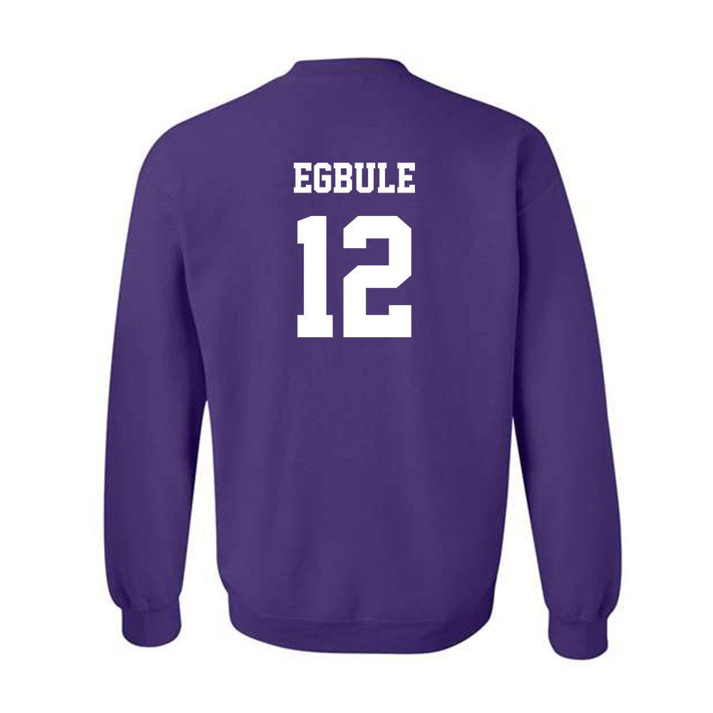JMU - NCAA Men's Basketball : Oriekose Egbule - Classic Shersey Crewneck Sweatshirt-1