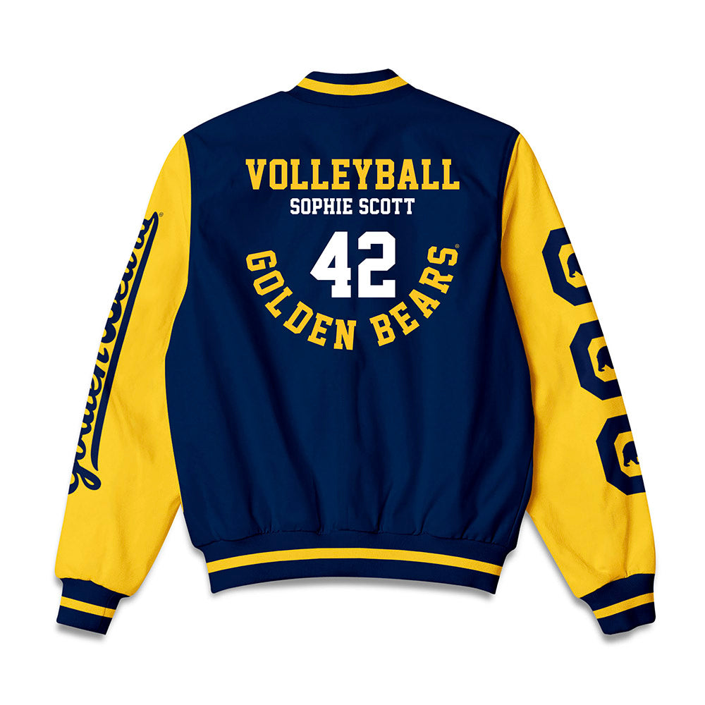 UC Berkeley - NCAA Women's Volleyball : Sophie Scott - Bomber Jacket-1