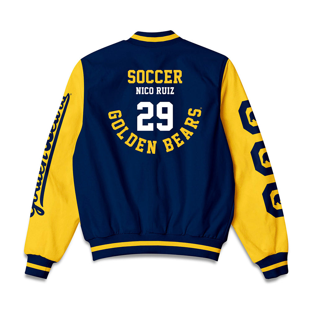 UC Berkeley - NCAA Men's Soccer : Nico Ruiz - Bomber Jacket-1