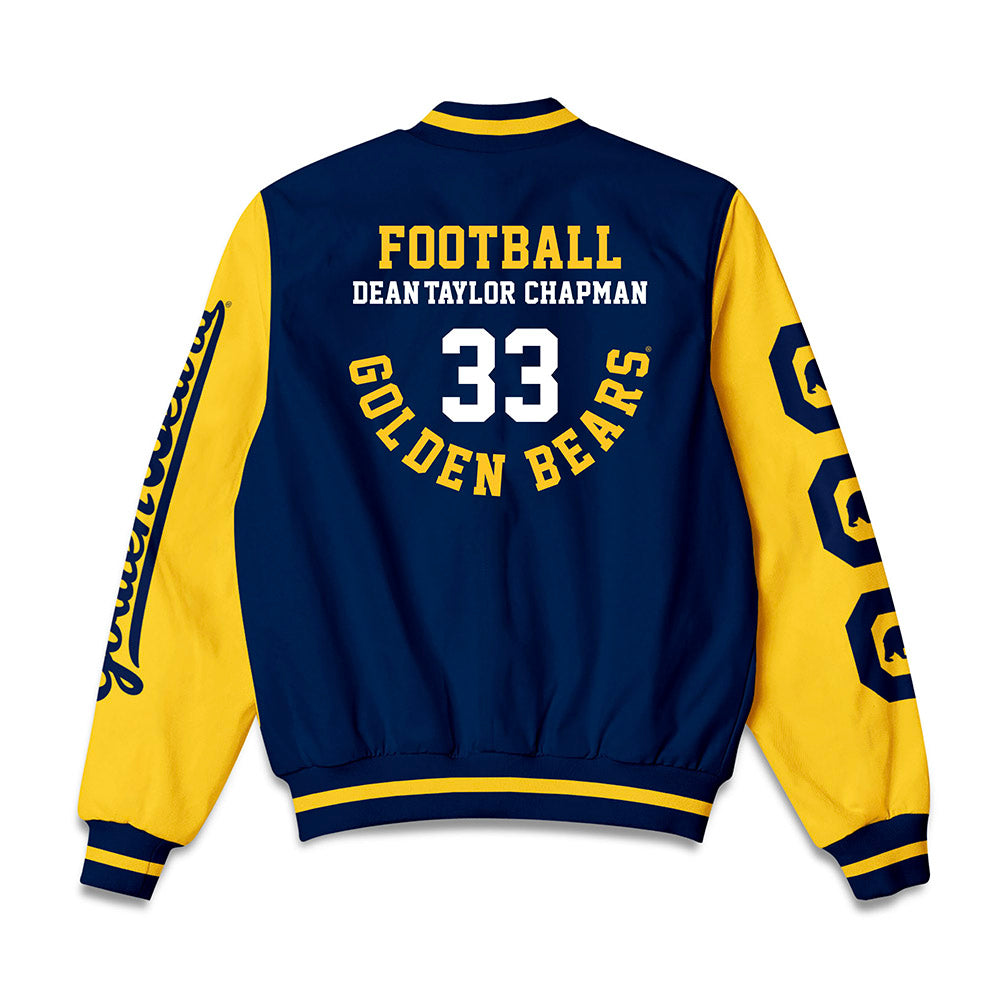 UC Berkeley - NCAA Football : Dean-Taylor Chapman - Bomber Jacket-1