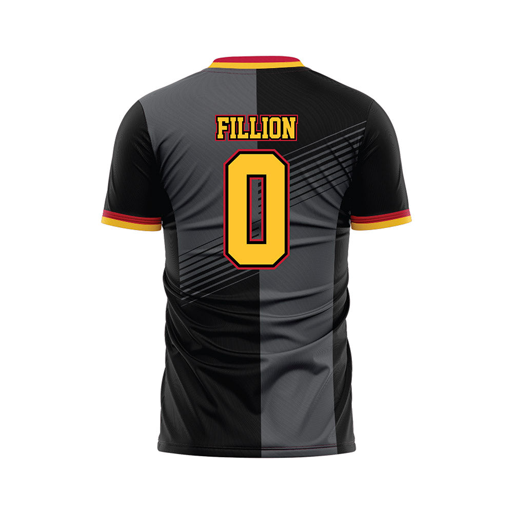 Ferris State - NCAA Women's Soccer : Morgan Fillion - Black Soccer Jersey-1