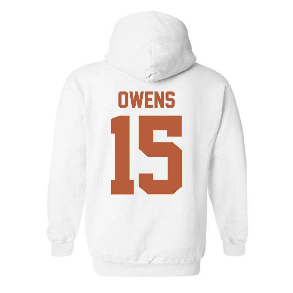 Texas - NCAA Football : Trey Owens - Classic Shersey Hooded Sweatshirt-1