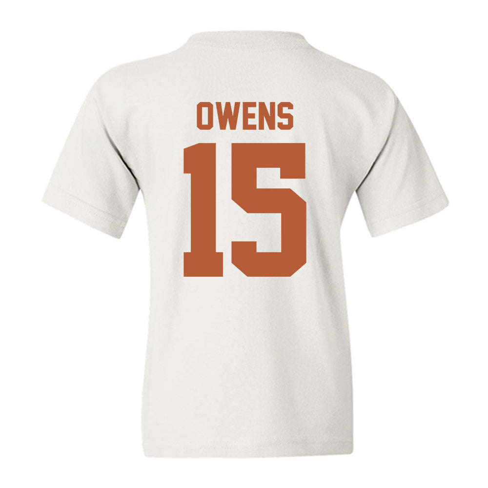 Texas - NCAA Football : Trey Owens - Classic Shersey Youth T-Shirt-1