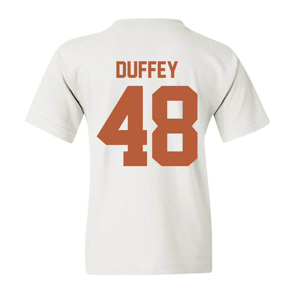 Texas - NCAA Football : Jackson Duffey - Classic Shersey Youth T-Shirt-1