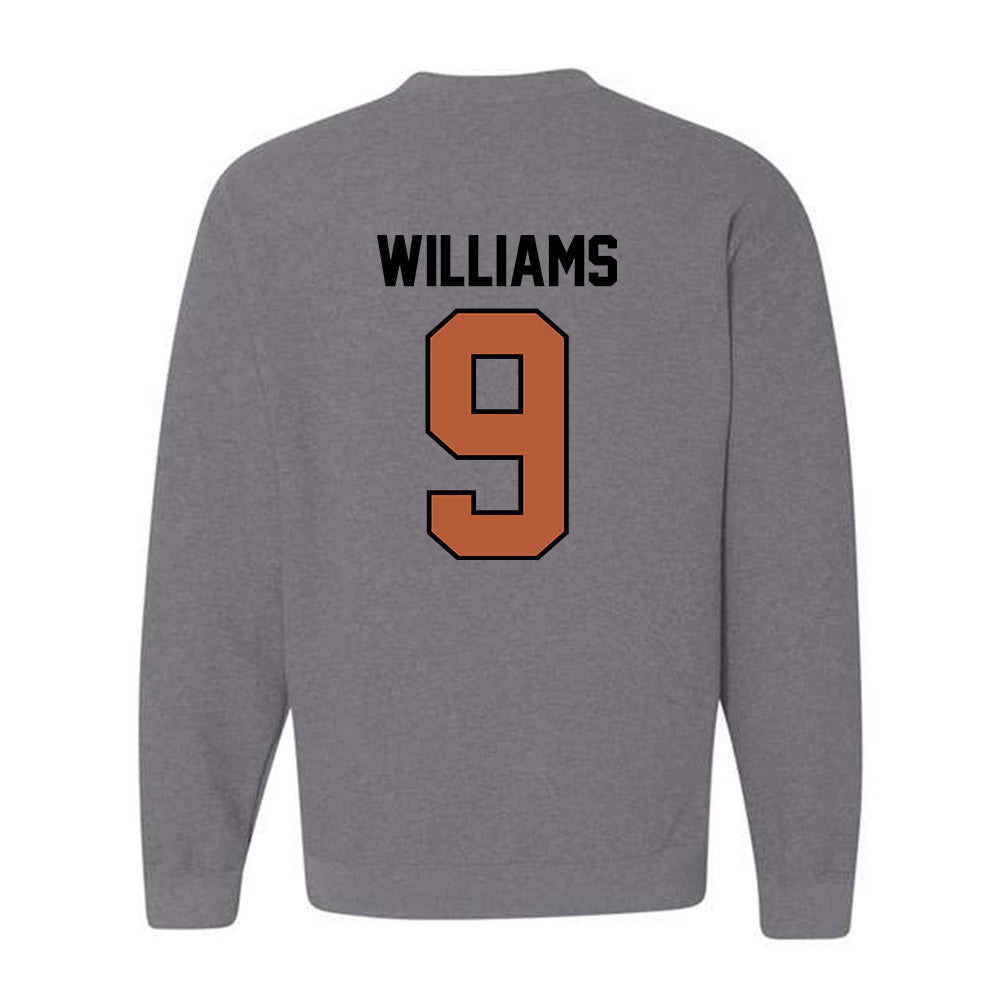 Texas - NCAA Baseball : Jonah Williams - Classic Shersey Crewneck Sweatshirt-1