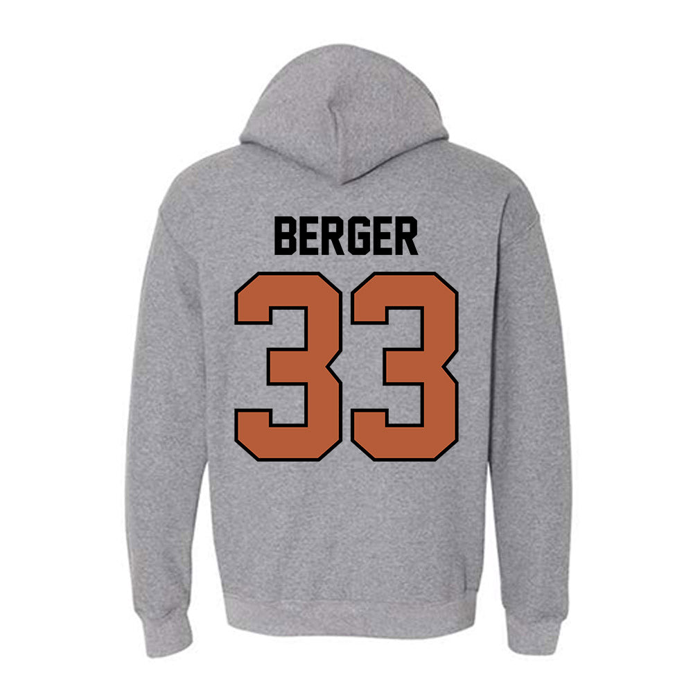 Texas - NCAA Football : Carson Berger - Classic Shersey Hooded Sweatshirt-1