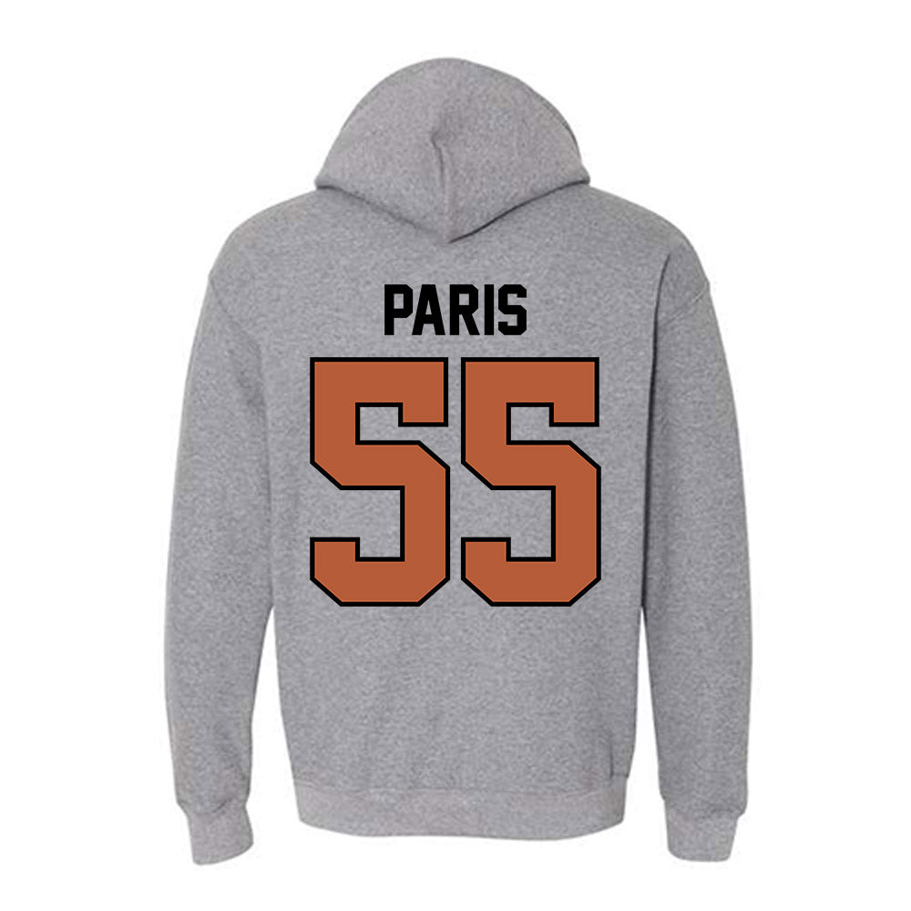 Texas - NCAA Baseball : Jack Paris - Classic Shersey Hooded Sweatshirt-1