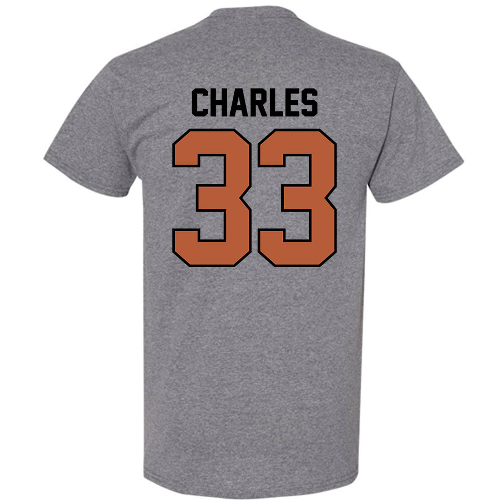 Texas - NCAA Football : Myron Charles - Classic Shersey T-Shirt-1