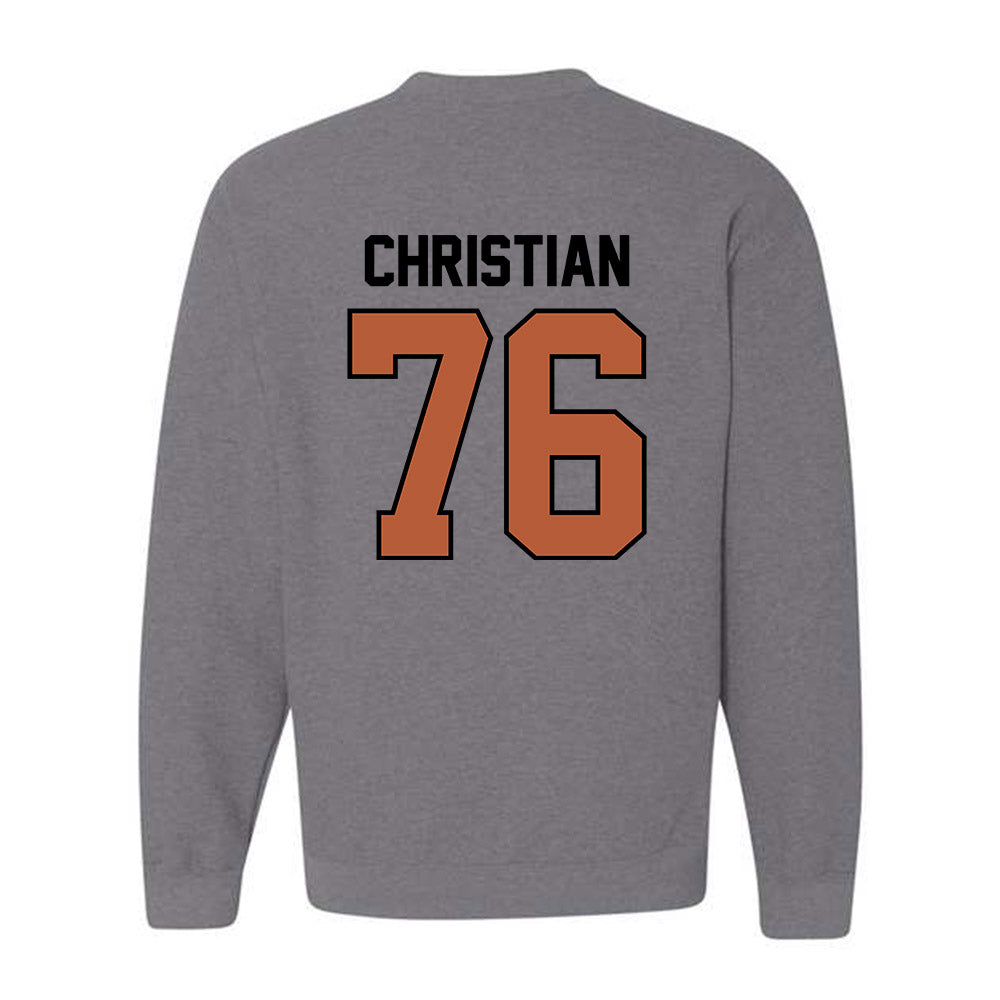 Texas - NCAA Football : Jackson Christian - Classic Shersey Crewneck Sweatshirt-1